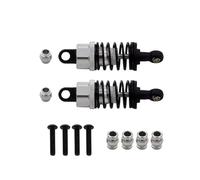 RC Parts For Tamiya For TT02 For TT01 M05 For HPI For HSP For Kyosho For Redcat 1/10 Aluminum Alloy Oil Shock Absorber RC Parts Replacement(Silver)