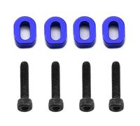 RC Parts For Traxxas 1/5 For X-MAXX 6S 8S 1/6 For XRT 8S rc cars Upgrade Accessories 4PCS Metal Motor Mount Washers Shims 7759 7759R(Blue)