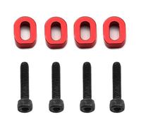 RC Parts For Traxxas 1/5 For X-MAXX 6S 8S 1/6 For XRT 8S rc cars Upgrade Accessories 4PCS Metal Motor Mount Washers Shims 7759 7759R(Red)