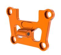 RC Parts For TRAXXAS For Mini For Maxx 107154-1 1/10 7075 Aluminum Front Bumper Bulkhead Mount RC Car Upgrades Accessories Replacements(Yellow)