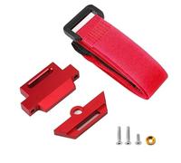 RC Parts For Traxxas For Slash 2WD 1/10 rc cars Upgrade Parts Metal 3S 4S Tall Battery Hold Downs Set(Red)