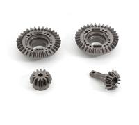 RC Parts For Traxxas For UDR For Unlimited For Desert 1/7 rc cars Parts Accessories 40CR Steel Differential Ring Gear Output Gears Set(Front And Rear)