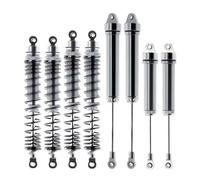 RC Parts For Traxxas For Unlimited For Desert For Racer 1/7 RC Car For UDR 8 Pcs 8460 8450 Metal Front Rear Shock Absorber Repair Accessories Parts(Silver)