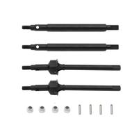 Rc Parts For TRX-4M 1/18 Metal CVD Front And Rear Drive Shaft RC Car Upgrade Parts Suitable Track Car Accessories(Black 1 set)