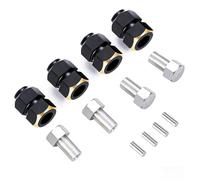 RC Parts For TRX4-M Brass Extended 10mm Coupler Modified And Upgraded Parts For Climbing Car Decorative Spare Toy Models(Black)