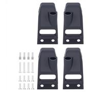RC Parts For Vanquish Vs4-10 For Phoenix 1/10 Aluminum Front Rear Shock Absorber Mount Extended Bracket Tower RC Crawler Chassis(Black)
