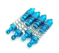 RC Parts For WLtoys 104001 1/10 4 Pcs All Metal Shock Absorber Damper RC Car Upgrade Parts Accessories Replacement Repair Upgrade(Blue)