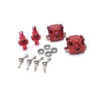 Rc Parts For WLtoys 284131 K969 K979 K989 K999 P929 P939 1/28 Metal 27mm Drive Shaft Gearbox Differential RC Car Upgrade Parts(Red)