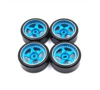 Rc Parts For WLtoys For Kyosho 1/28 Truck RC Car Spare Parts Metal Upgrade 27mm Drift Wheel Tyre Replacement Repair Modification(SKY BLUE)