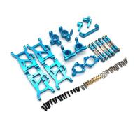 Rc Parts For ZD For Racing MT16 BX12 X12S JIUSI MT14R PT14R For Gladiator 1/14 Remote Control Car For Swing Arm Steering Cup 7-piece Set(SKY BLUE)