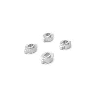 Rc Parts For ZERO-Z For MINI-Z MR-03 For AWD Metal Upgrade Converter Wheel Conversion Wheels Accessories Parts Replacement Repai Modification(Silver)