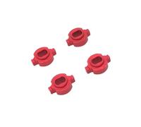 Rc Parts For ZERO-Z For MINI-Z MR-03 For AWD Metal Upgrade Converter Wheel Conversion Wheels Accessories Parts Replacement Repai Modification(Red)