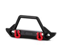 RC Parts Front Bumper With Lights Metal For Axial For SCX24 For Wrangler For JLU For Deadbolt 1/24 RC Car Upgrade Parts Modified(B)