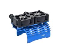 RC Parts RC Motor Fan Cooling Heatsink For 380 390 540 550 Brushless Motor 28/29/36mm rc cars Upgrades Replacement Accessory(Blue,36mm Dual Fan)