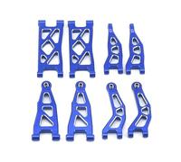 RC Parts Spare parts For Granite 1/18 For Grom Mega 380 4x4 RTR 1/14 For MOJAVE For GROM 8PCS Front Rear Suspension A-arm Upgrades(Blue)