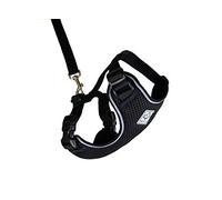 RC Pet Products Adventure Kitty Harness, Cat Walking Harness, Large, Black (53805001)