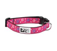 RC Pets Sporty, Fun, Functional Clip Collar-1/2 | Fresh Tracks Pink, PXX-Small