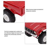 RC Pickup Truck, RC Truck Kit RC Climbing Car 500Mah Battery Non-Slip Rubber Tires RC Car with Electronic Components Four-Wheel Drive Shock Absorption for Entertainment