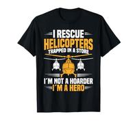 RC Pilot Radio Controlled Helicopte I Rescue RC Helicopter T-Shirt