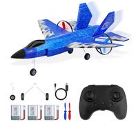 RC Plane 2.4GHZ Remote Control Airplane Toys for Kids Beginners Adults Blue