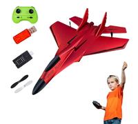 RC Plane - 2-Channel Controlled Airplane with Lights, Plane Glider Kids Beginners, Easy-to-Fly Aircraft for Outdoor Fun, Sturdy Remote Control Toy for Boys and Girls 11.22x8.27x2.95 inches