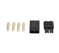 RC Plane Connectors Male Female Pair Reusable High Current Withstand RC Adapter Plugs for Remote Control Aircraft Plastic Copper Material Set of 2