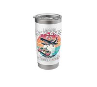 RC Plane Fly Radio Controlled Planes Stainless Steel Insulated Tumbler