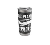 RC Plane Pilot If I Duck You Should Too Airplane Lover Stainless Steel Insulated Tumbler