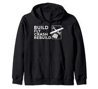 RC Plane RC Pilot Model Airplane Zip Hoodie