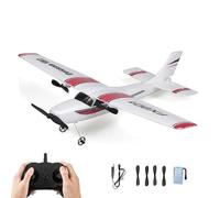 RC Plane, Remote Control Wireless Airplane Toy, 2 Channel EPP Foam RTF RC Airplane, Remote Control 2.4Ghz RC Plane with Lights, Fly Model Glider Planes Outdoor Flight Toys for Kids Boys (A)