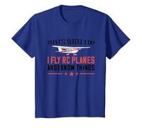 RC Plane That's What I Do Airplane Remote Control Plane T-Shirt, Youth, Royal Blue, 4T