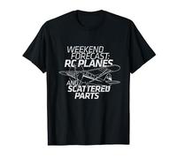 RC Planes Scattered Parts Airplane Pilot Aircraft Model T-Shirt