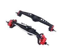 RC Portal Axle For Axial For Capra 1.9 For UTB AXI03004 AXI03000T1 T2 CNC Machined Aluminum Integrated Front Rear Portal Axle For Buggy F9 Parts(Gray,Set)