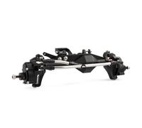 RC Portal Axle For Axial For Capra For SCX10 III For LCG Machined 7075 Aluminum Piece Construction Offset Portal Axle With BAT Servo Mount(Black,Front)