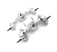 RC Portal Axle For FMS For FCX24 Xiaoqi For FCX18 For LC80 1/18 1/24 Lemur K5 Remote Control Car Differential Front And Rear Axle Assembly Parts(Silver)