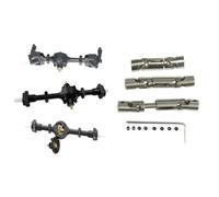 RC Portal Axle For WPL 6WD B-16 B-36 Upgrade Metal Gear Front Central Rear Axle With 1 Set Shaft Assembly Part RC Car Upgrade Accessories Replacement Parts