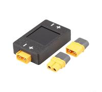 RC Power Meter for Lipo Battery, 8-150V Bidirectional Current Meter with For XT60 For XT90 Interface, Battery Tester and Aircraft Model Ammeter, Voltage Capacity for RC Hobby(A)