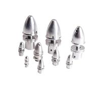 RC Propeller 2mm/3.17mm/4mm/5mm/6mm/8mm/10mm Aluminum Bullet Holder For Brushless Motor Prop Airplane Toy(25pcs 3.17mm Adapter)