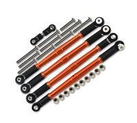 RC Pull Rod For Arrma Big For Rock For Kraton For Notorious For Talion 6S 1/7 1/8 Metal Steering Tie Rod AR330221 AR340071 AR330230 Rc Car Parts Replacement(Orange)