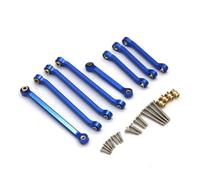 RC Pull Rod For FMS 1/18 8pcs Metal Front And Rear Pull Rods RC Remote Control Car Off-road Tracked Vehicles Parts And Accessories Upgrades Replacement Use(Blue)