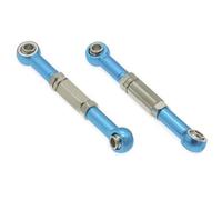 RC Pull Rod For Fs 1/10 2PCS Rear Upper Suspension Arm Linkage Tie Rod Rc Car For Desert For Buggy Tracked Vehicle Parts And Accessories Replacement Use(Blue)