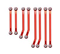 RC Pull Rod For TRX4M F150 K10 1/18 Metal For Chassis Links Linkage Rc Off-road Car Tracked Vehicles Parts And Accessories Upgrades Replacement Use(Red)