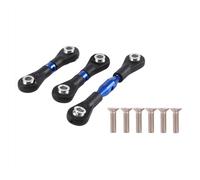 RC Pull Rod For TT-01 1/10 3Pcs Metal Steering Rod Tie Rod Blue RC Car Off-road And Tracked Vehicle Parts And Accessories Upgrade Replacement And Use