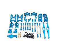 RC Pull Rod For WLtoys 124006 12423 12427 12428 1/12 Metal Connecting Rod Sets Remote Control Car Parts And Accessories Upgrades Replacement And Use(Blue)