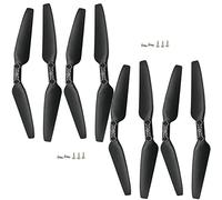 RC Quadcopter Spare Parts Compatible With S162 JD-22S JD22S E520 E520S GPS Drone Accessories Including Gears Protector Propeller Guards And Motors(8PCS PROPELLERS)