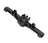 RC Rear Axle Housing Aluminum Alloy Upgrade Parts Enhance Handling Performance Suitable for Jeep Axial SCX6 1/6 Cars (Black)
