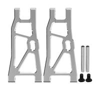 RC Rear Swing Arm Aluminum Alloy High Strength Lightweight Replacement for ZD Racing DBX10, Easy Install RC Back Suspension Arm with Vibration Reduction for Off Road Use (Ti Color)