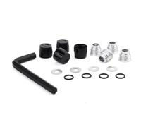 RC Repair Parts Compatible With Axial For SCX10 90046 For Trxs For TRX4 For TRX6 For Redcat Gen8 For Tamiya For MST M4 Nut Wheel Rim Center Cap 1/10 RC Car(Black)