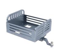 RC Repair Parts Compatible With FMS FCX-24 For POWER For WAGON For Xiaoqi 1/24 RC Craweler Parts Detachable Rear Bucket Carriage Trailer With Hitch(Grey)