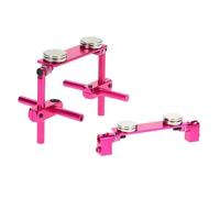 RC Repair Parts Compatible With HSP 94122 94123 For Sakura D3 For HPI For Tamiya On-road Drift 1/10 rc cars Aluminum Magnetic Invisible Body Post Mount Kit(Pink)